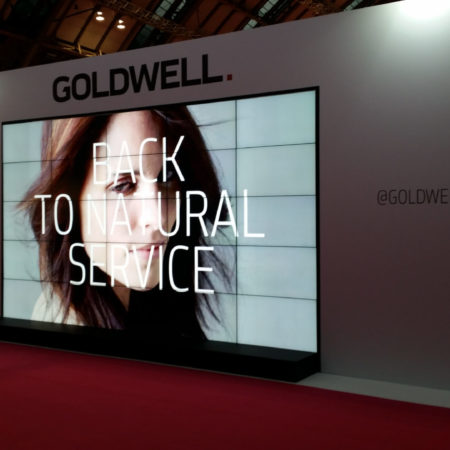 Goldwell / KAO Video Wall